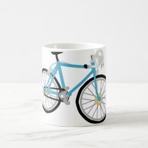 Healthy biking coffee mug