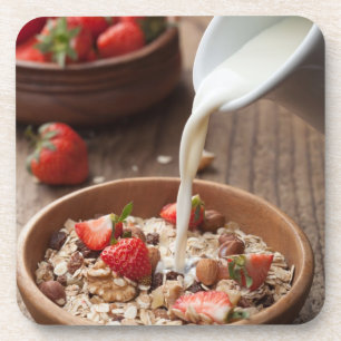 Healthy breakfast coaster
