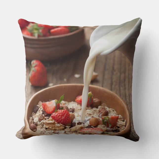 Healthy breakfast cushion (Front)