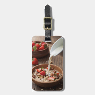 Healthy breakfast luggage tag