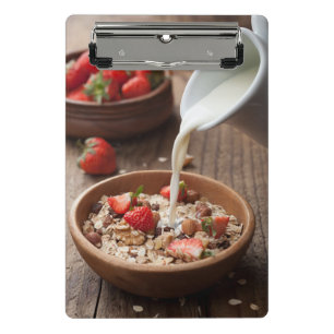 Healthy breakfast mini clipboard