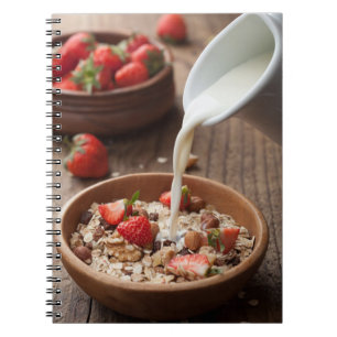 Healthy breakfast notebook
