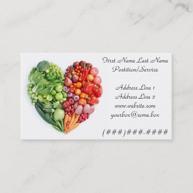 Healthy Business Card (Front)