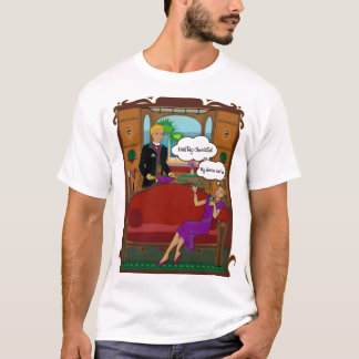 Healthy Chocolate on shirt front