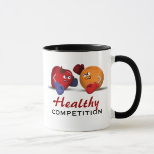 Healthy Competition Boxing Fruit mug