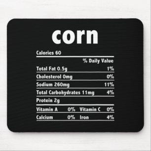 Healthy Corn Nutrition Guide For Thanksgiving Feas Mouse Mat