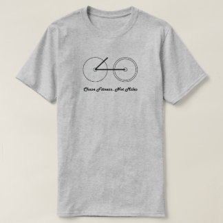 Healthy cycling fitness exercise T-Shirt