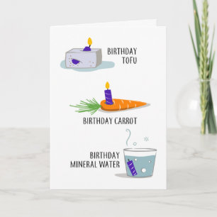 Healthy Food Birthday Card