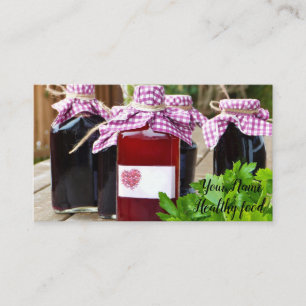 Healthy food business card