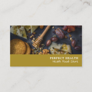 Healthy Food, Health Food Store Business Card
