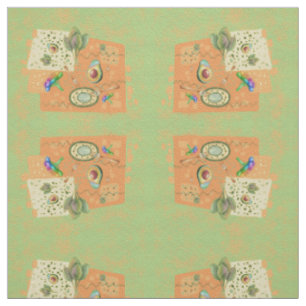 Healthy food vagetable art fabric