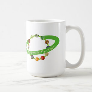 Healthy Foods Eating I Believe in Flavonoids Quote Coffee Mug