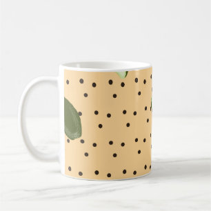 Healthy foods. Seamless avocado pattern,  avocado  Coffee Mug