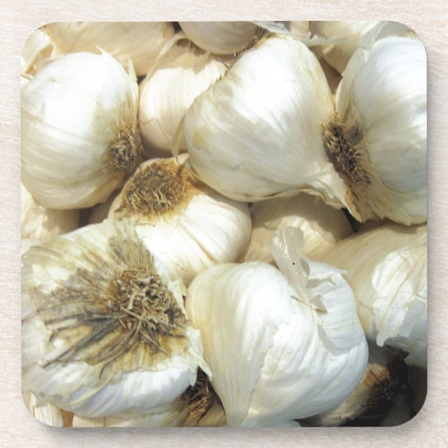 Healthy Garlic Coaster (Front)