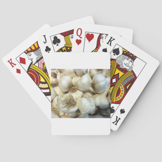 Healthy Garlic Playing Cards (Back)