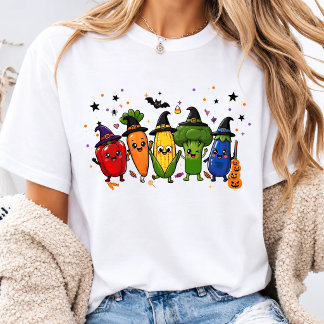 Healthy Halloween vegetable food design  T-Shirt