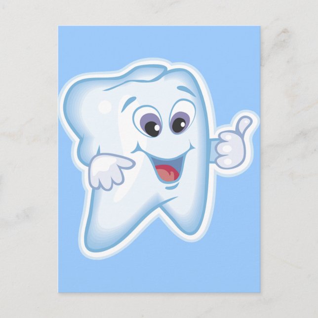 Healthy Happy Teeth Postcard (Front)