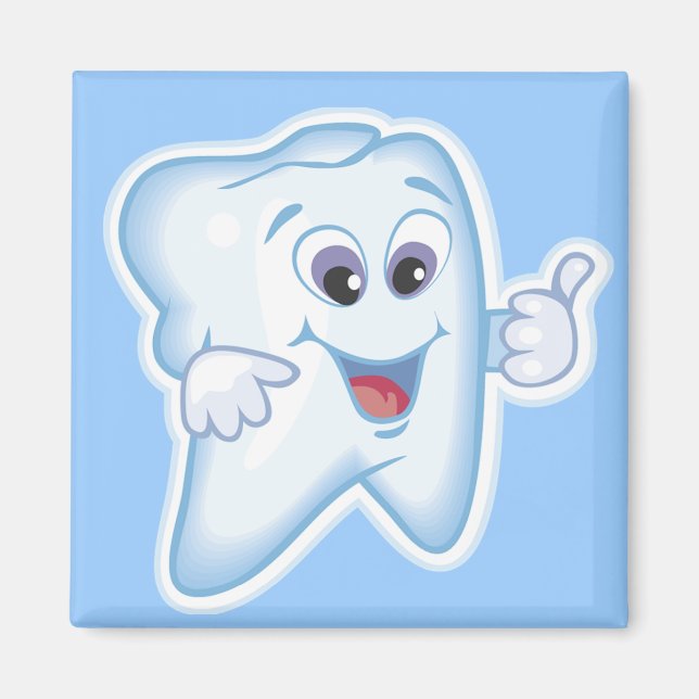Healthy Happy Tooth Magnet (Front)