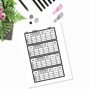 Healthy Heart Journal Paper Page 3 Template