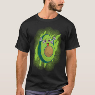 Healthy Herbivore Vegetable Avocado Vegan Fitness  T-Shirt