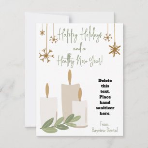 Healthy Holiday Candles Hand Sanitizer Gift Card