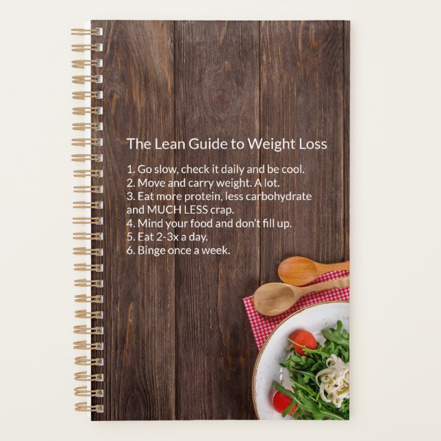 Healthy Life: The Lean Guide to Weight Loss Planner (Front)