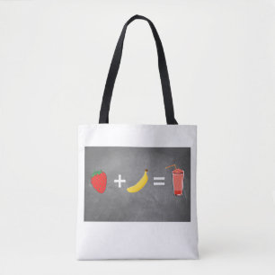 Healthy lifestyle design tote bag