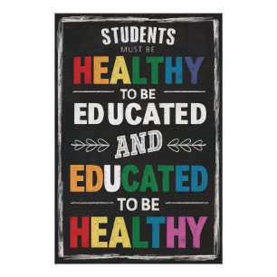 Healthy Mind, Healthy Body Poster for Students