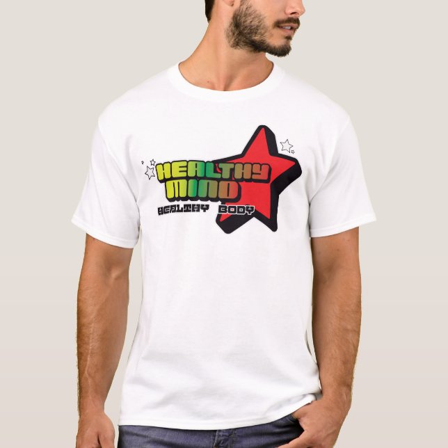 Healthy Mind, Healthy Body – Retro Star Tee | Moti (Front)