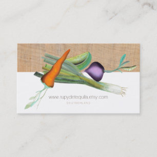 Healthy Salad Vegetables Business Card