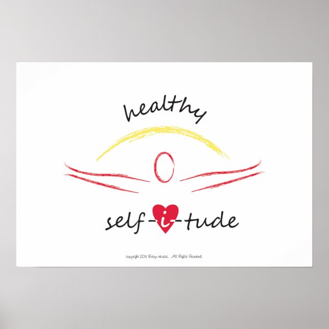 Healthy Selfitude poster (Front)
