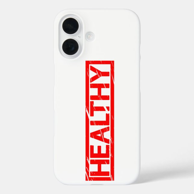Healthy Stamp Case-Mate iPhone Case (Back)