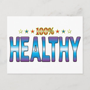 Healthy Star Tag v2 Postcard