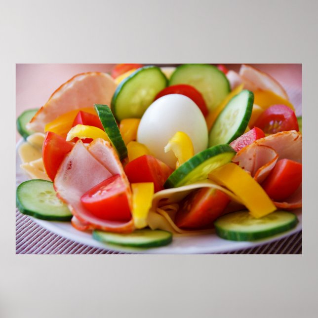 Healthy Vegan Breakfast Poster (Front)