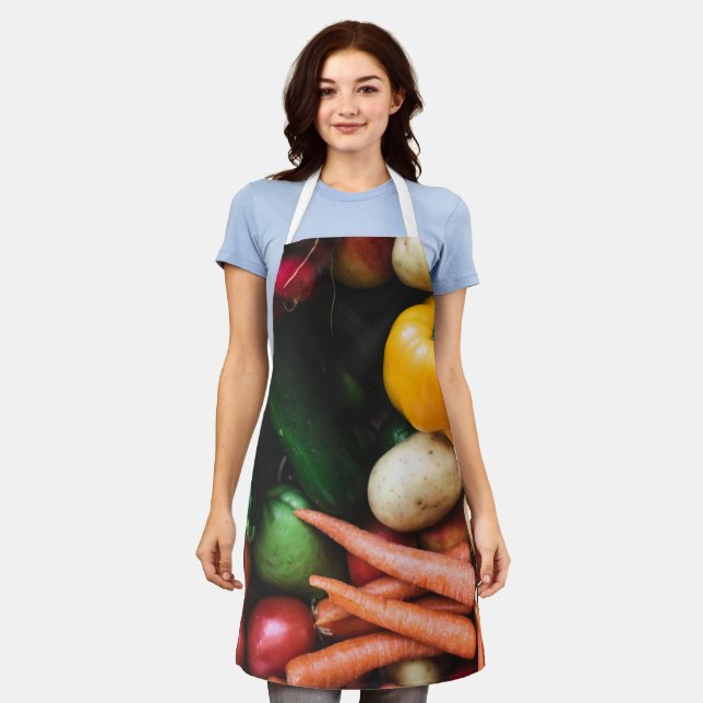 Healthy Vegetables Apron (Worn)