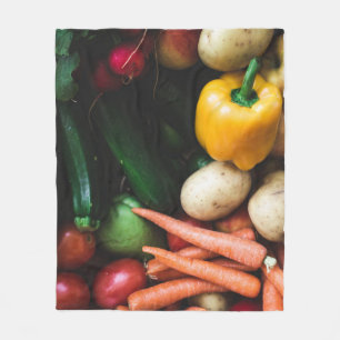 Healthy Vegetables Fleece Blanket
