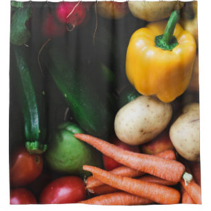 Healthy Vegetables Shower Curtain