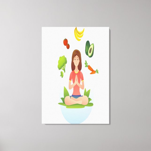 Healthy Woman  Canvas Print (Front)