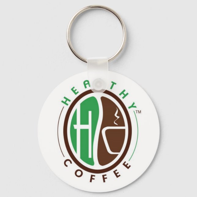 HealthyCoffee branded Key Chain (Front)