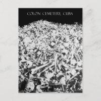 Heap of Bones in the Colon Cemetery, Cuba