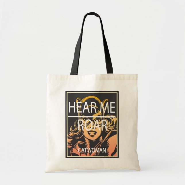 Hear Me Roar Tote Bag (Front)