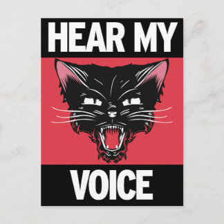 Hear My Voice Postcard