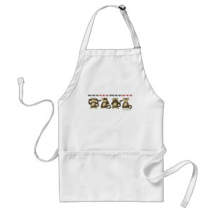 Hear No Evil Have No Fun Apron