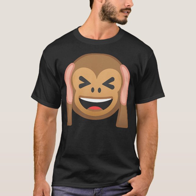 Hear No Evil Monkey Hear No Evil T-Shirt (Front)