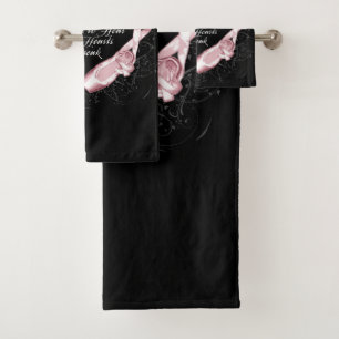Hear Our Ballet Hearts Bath Towel Set