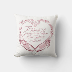 Hear Our Ballet Hearts Cushion