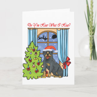 hear rottie holiday card