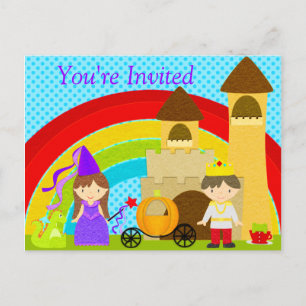 Hear Ye Hear Ye, It's A Royal Party Invitation Postcard