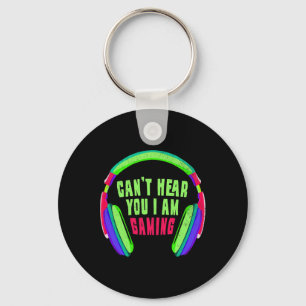 Hear You I Am Gaming Gamer &amp; Video Game Lover  Key Ring