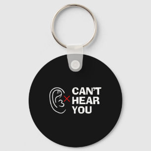 Hear You Sign Language Deaf Key Ring